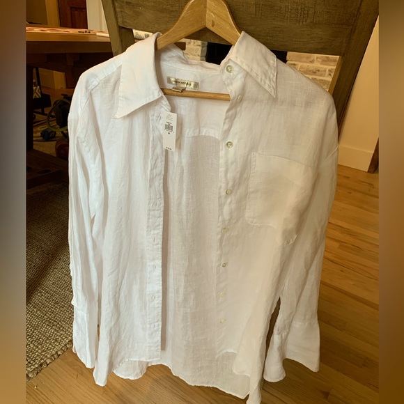 Banana Republic Tops Banana Republic Xxs Linen Button Down Poshmark